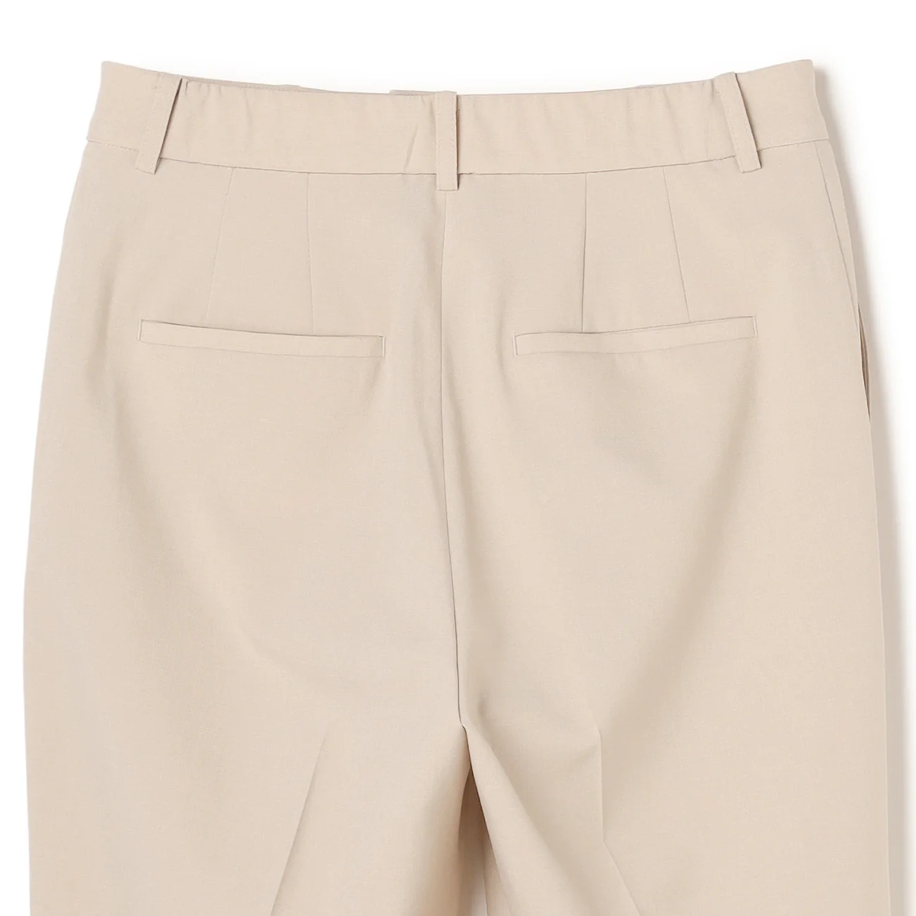 RIRANCHA Stretch Wide Pants - Beige - Image 11