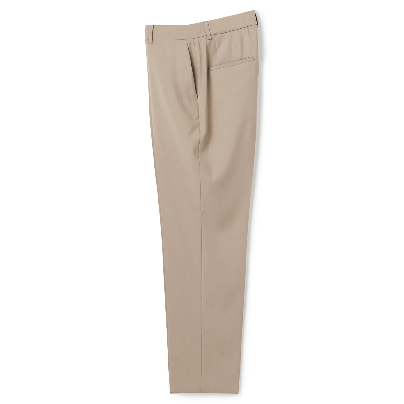 Stretch Bright Twill Straight Pants - Beige - Image 6