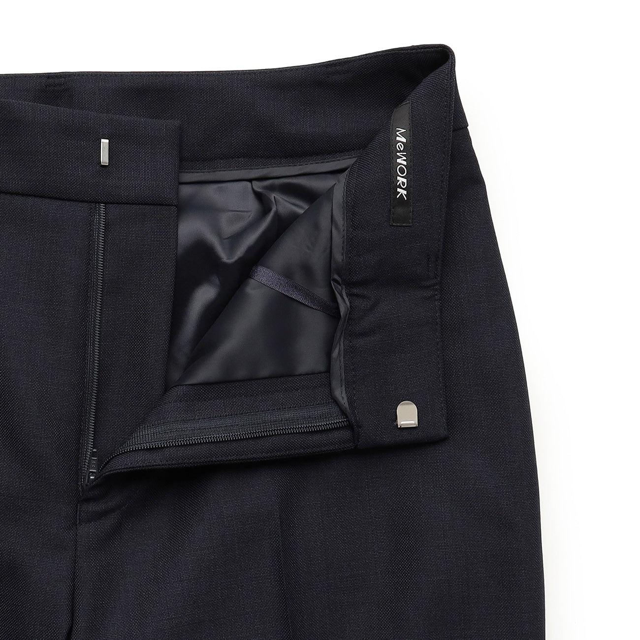 Washable Straight Pants - Navy - Image 9