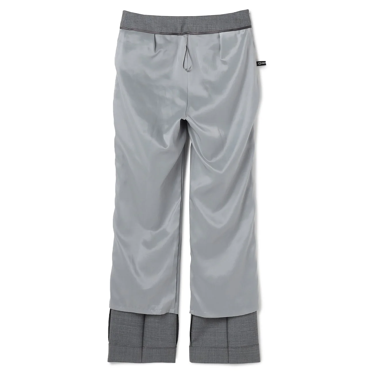 Washable Houndstooth Straight Pants - Blue Gray - Image 10