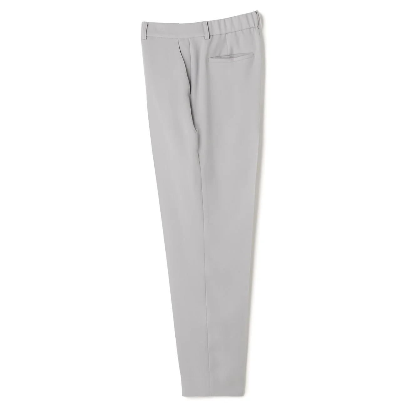 Powdery Stretch Cropped Pants - Gray - Image 3