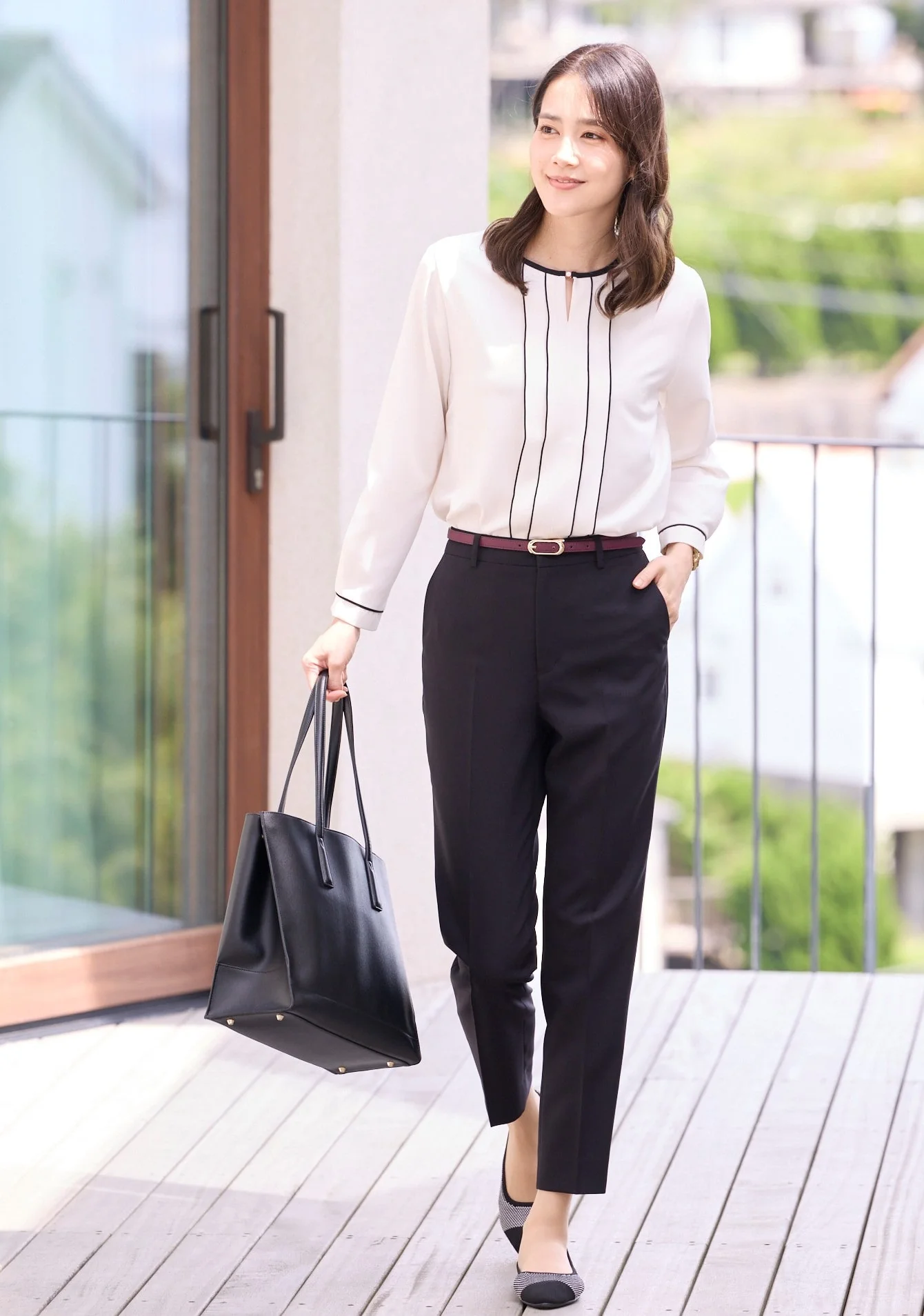 BALLERINA Tapered Pants - Black - Image 2