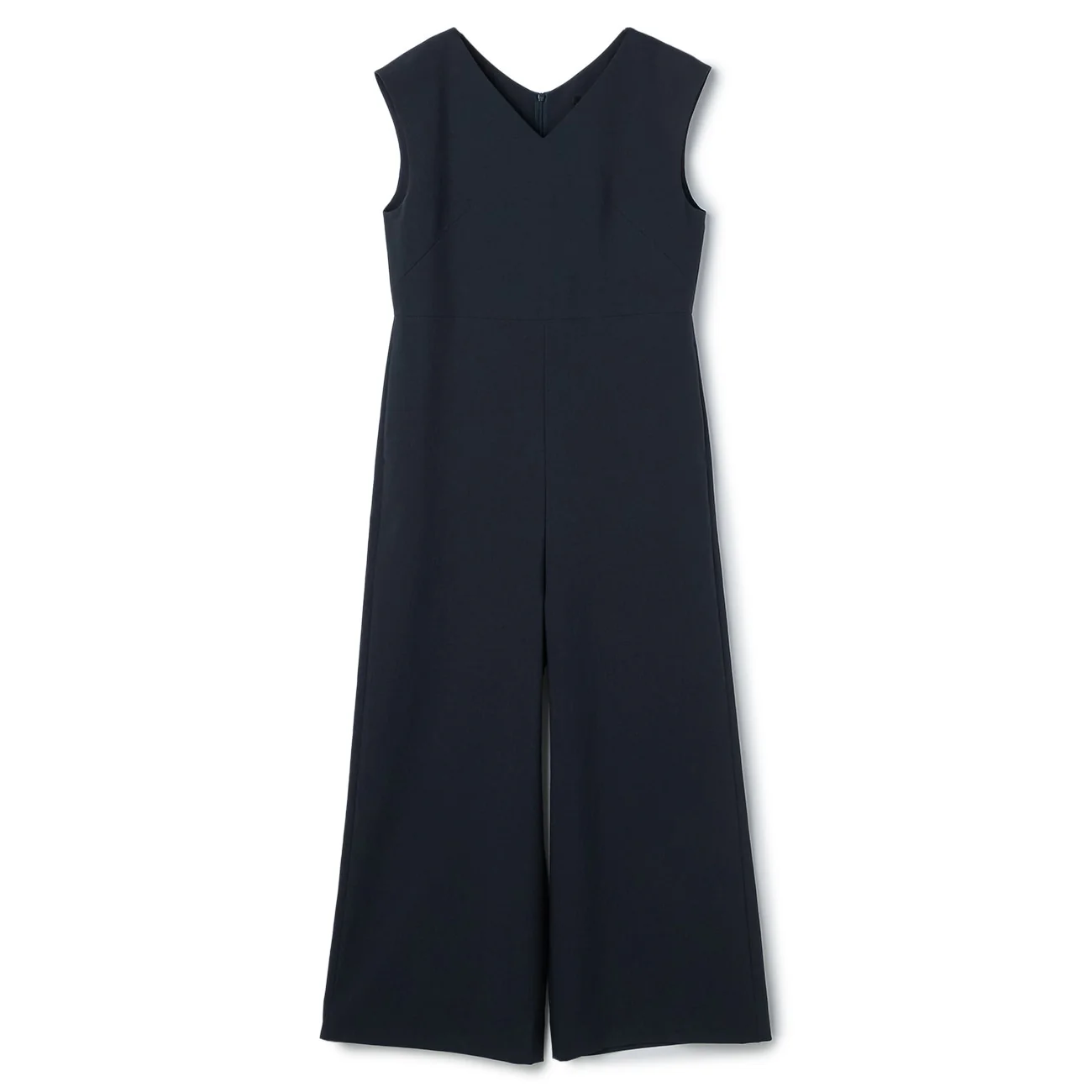 RIRANCHA Stretch Sleeveless Jumpsuit - Navy - Image 14