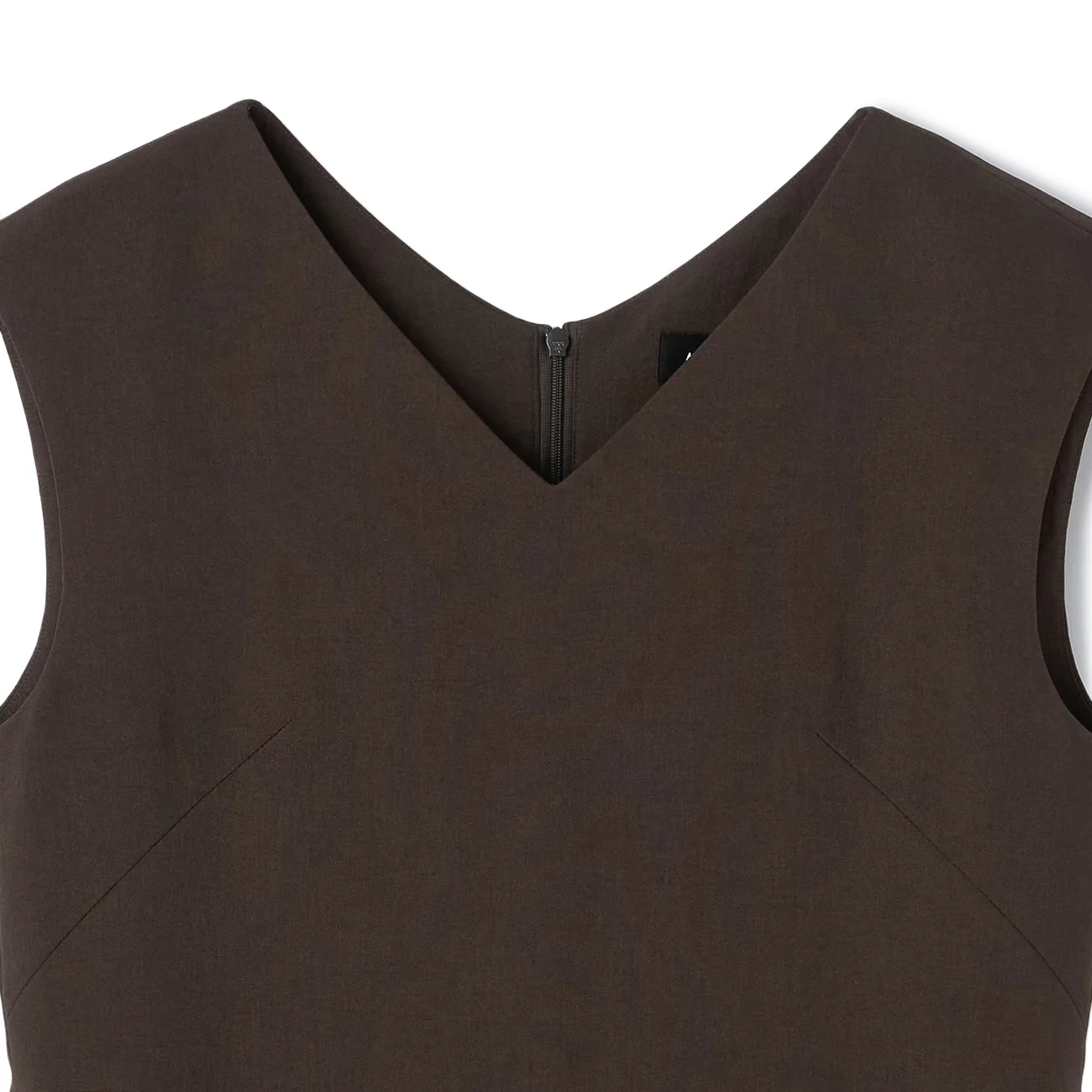 RIRANCHA Stretch Sleeveless Jumpsuit - Brown - Image 14