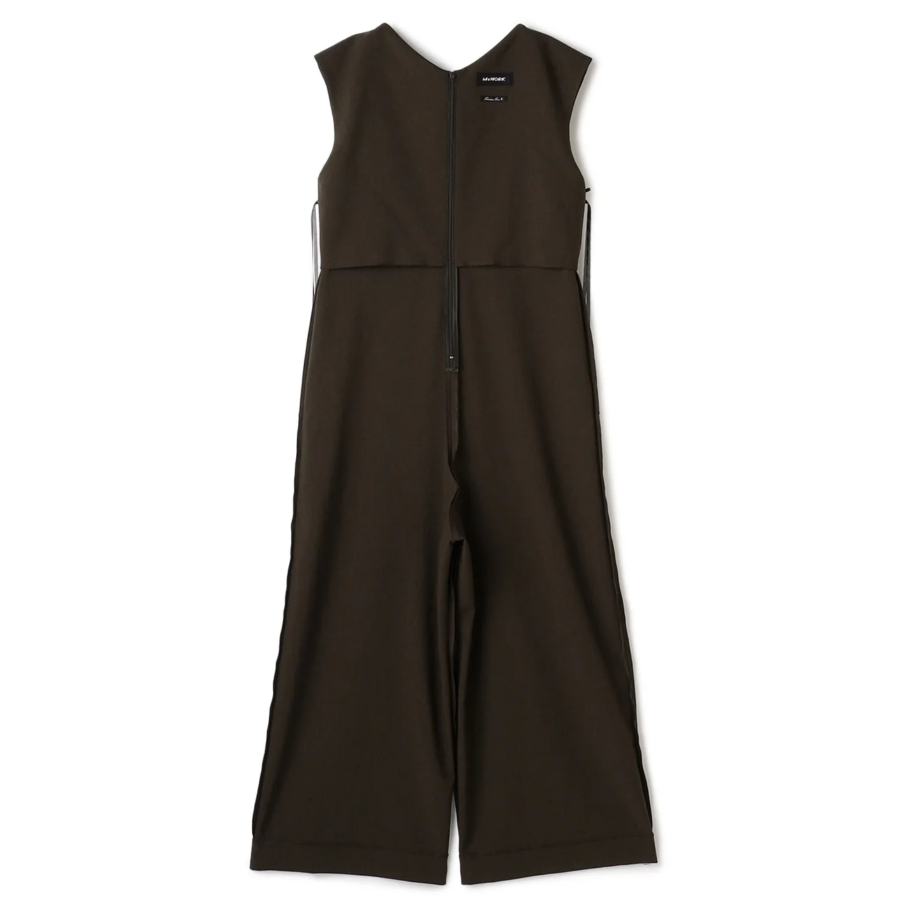 RIRANCHA Stretch Sleeveless Jumpsuit - Brown - Image 18