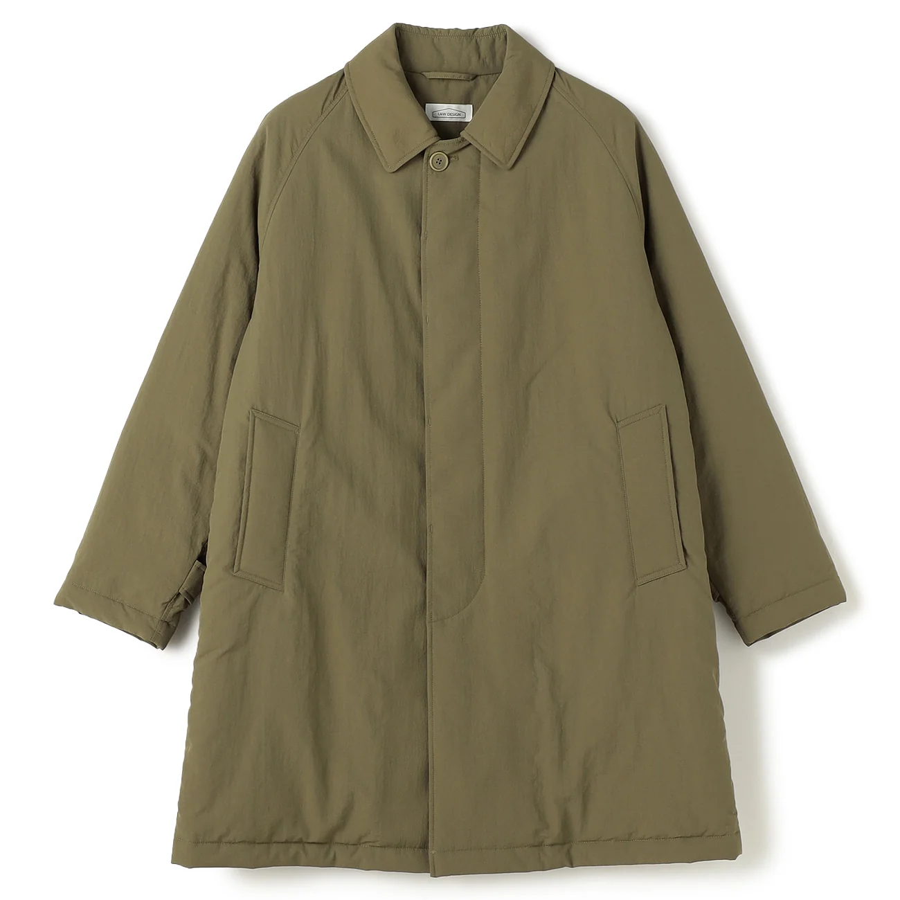 Water-Repellent Padded Balmacaan Coat - Image 17