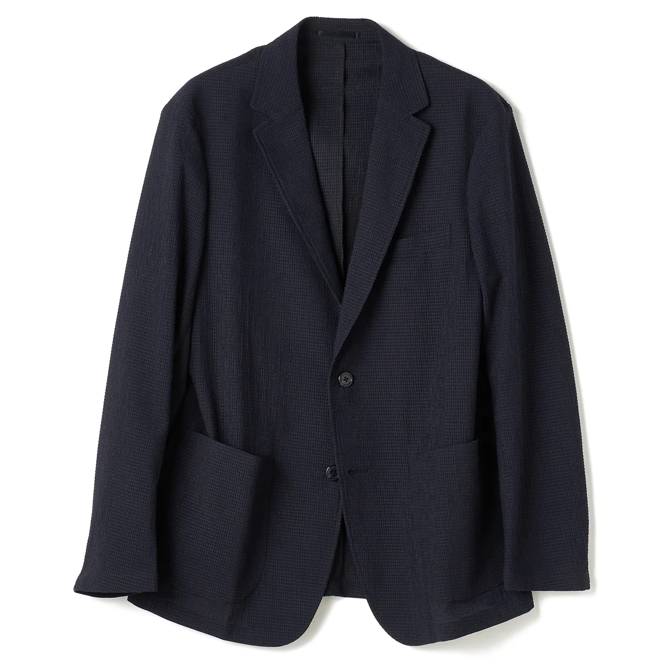 Pajama Suits Aircool Tricot Seersucker Jacket - Navy - Image 5