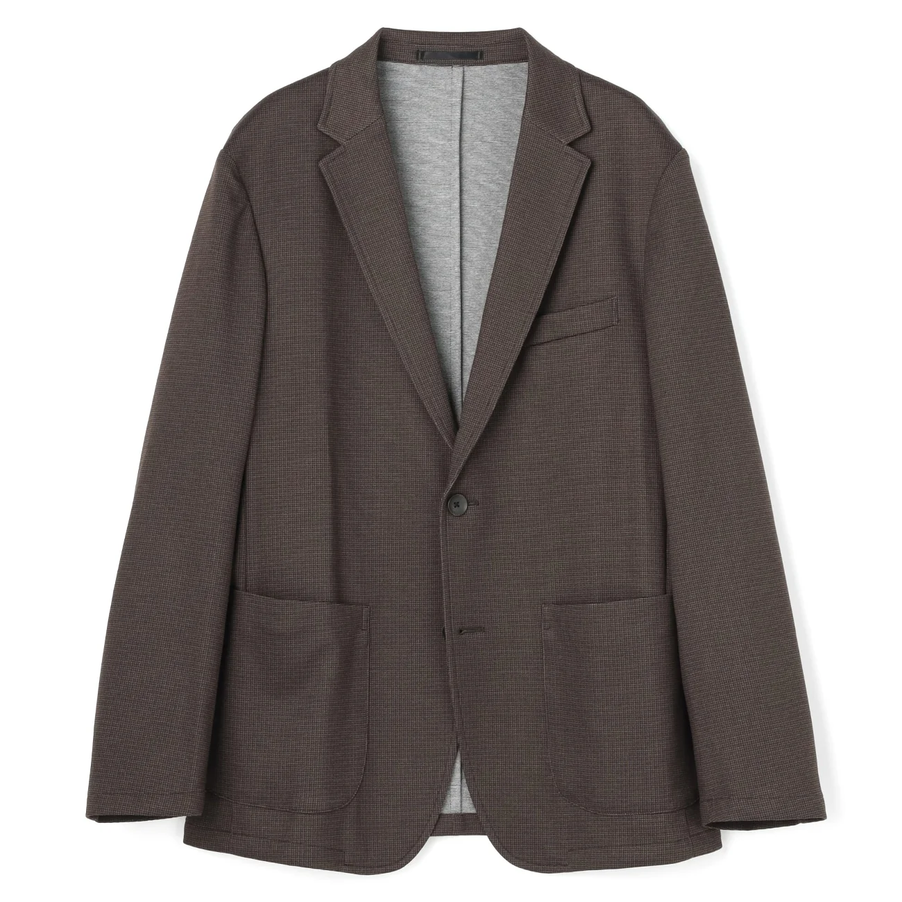 Pajama Suits Printed Jersey Jacket - Brown - Image 6