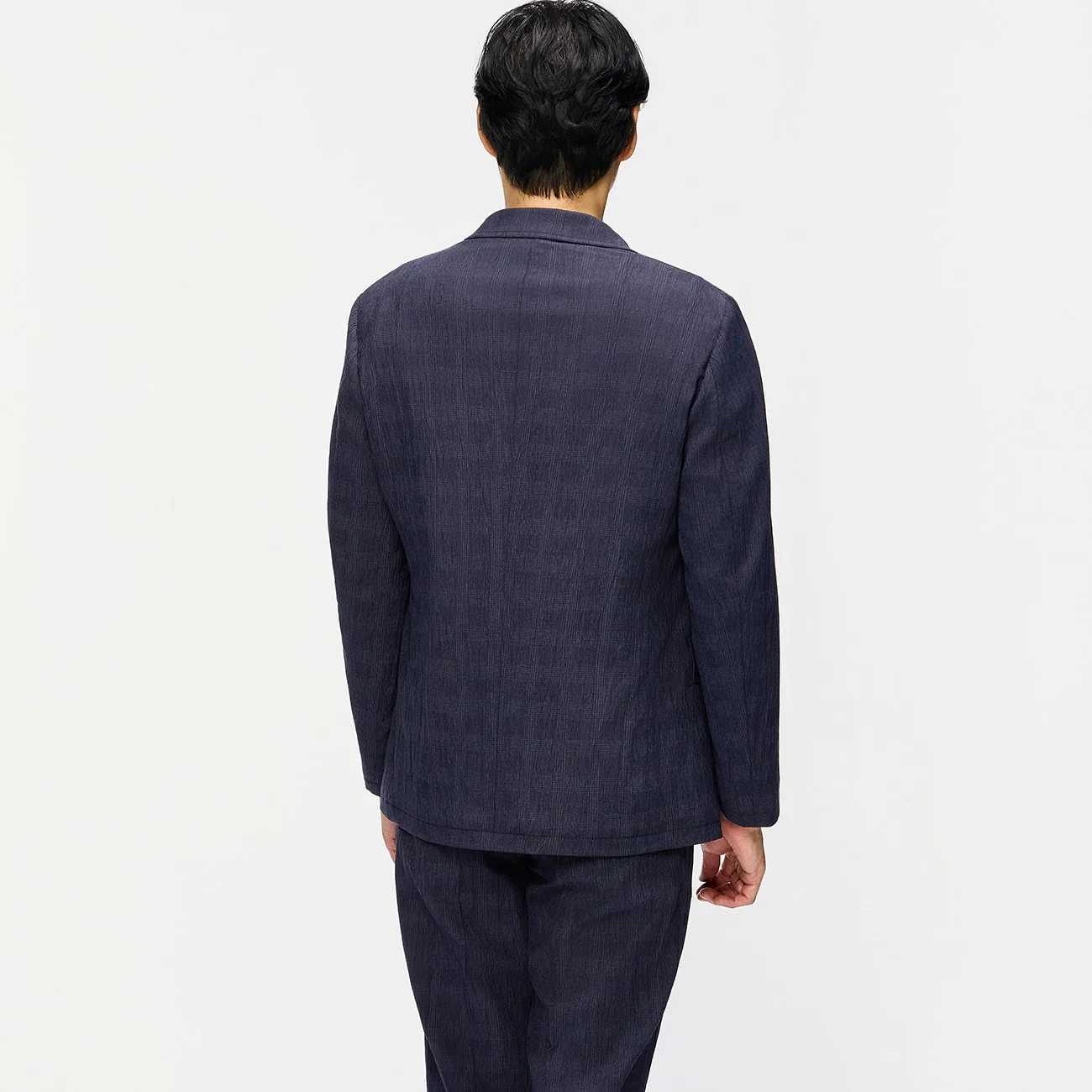 Pajama SUITS Premium SUPER Aircool Washable Stretch Crepe Jacket - Navy - Image 6