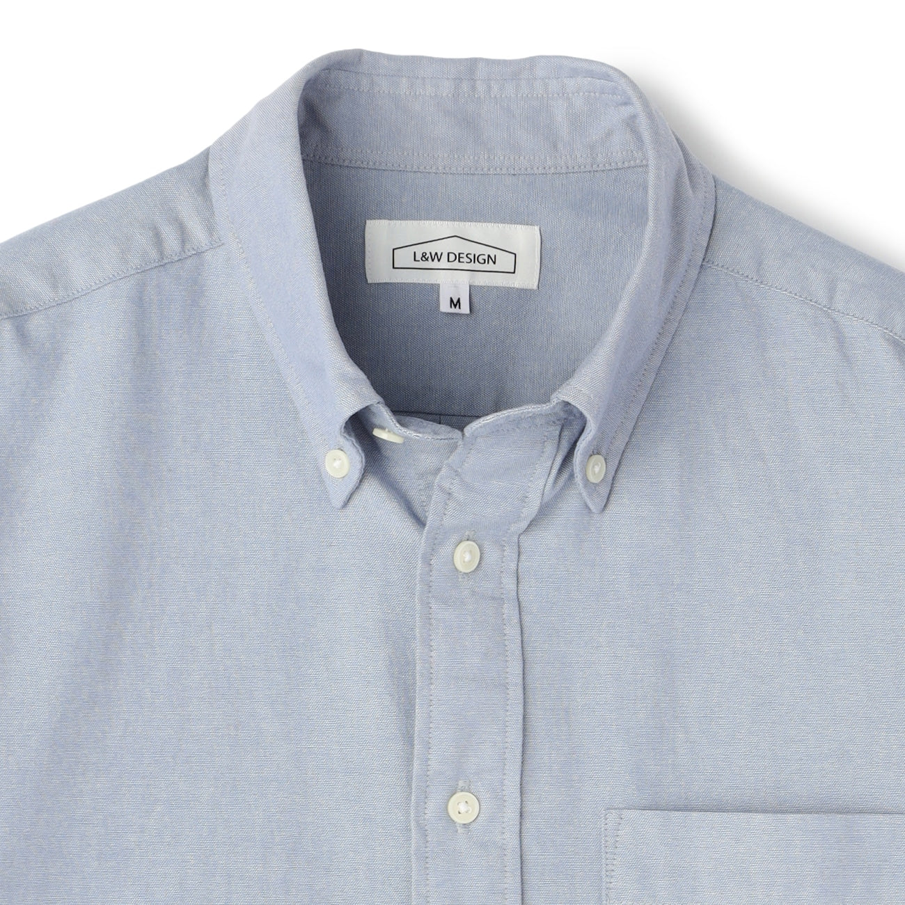 Business Casual Denim-Like Button-Down Shirt - Image 20