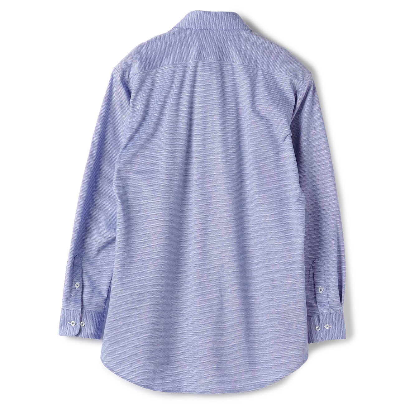 Bizknit Non-iron Button-down Shirt - Blue - Image 4