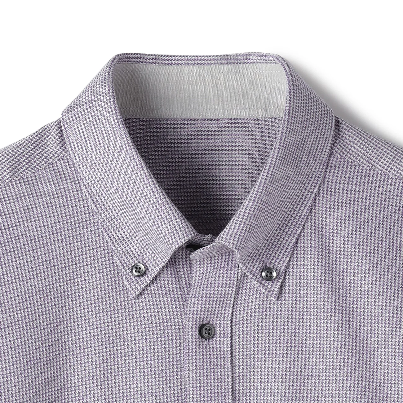 Bizknit Non-iron Button-down Shirt - Gray - Image 3
