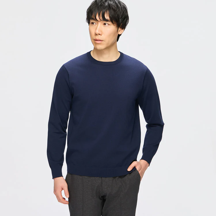 Dry Touch Crew Neck Sweater