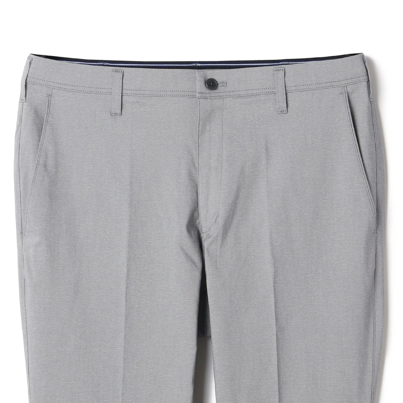 Adjustable Hem Super Stretch Cotton-Like Tapered Pants - Image 19