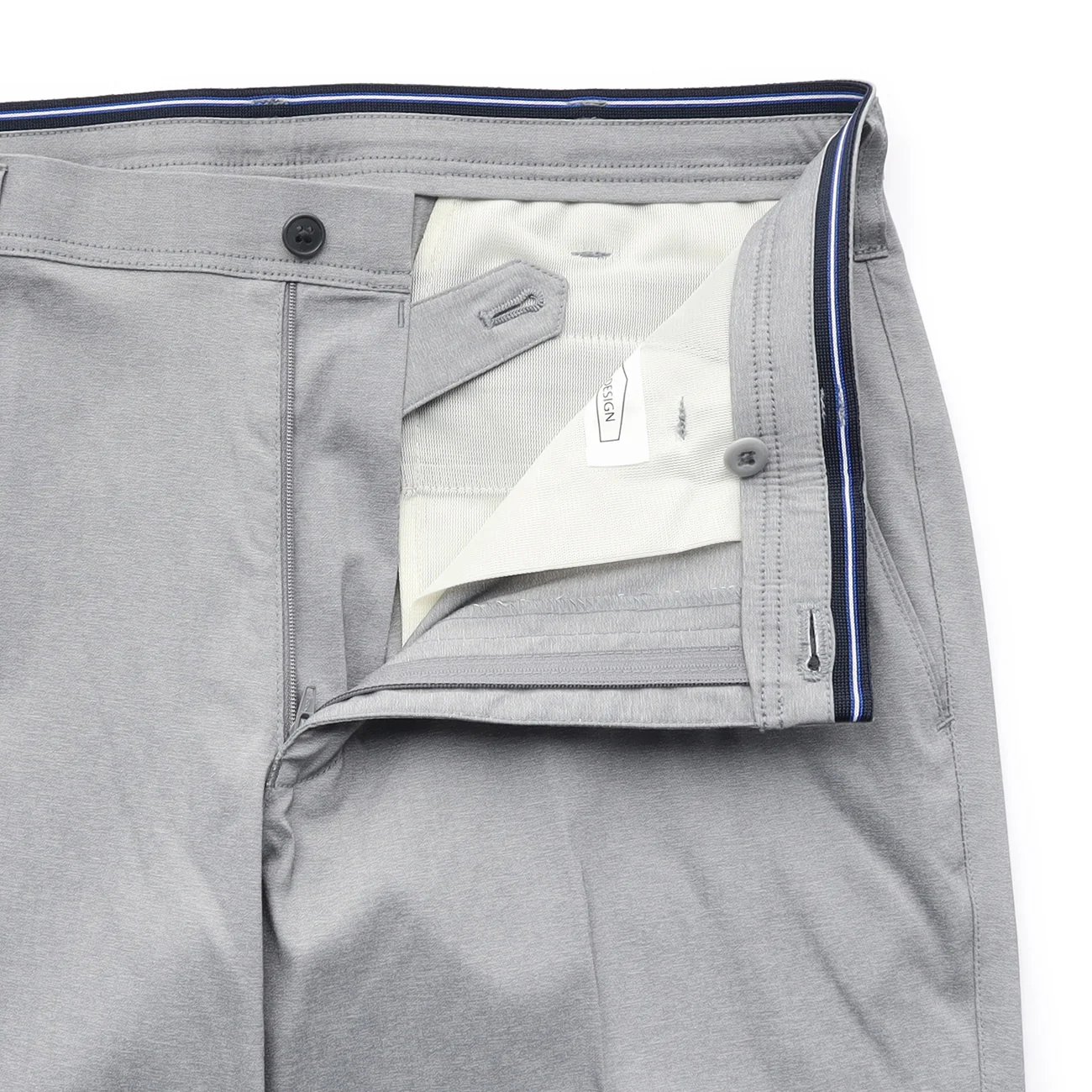 Adjustable Hem Super Stretch Cotton-Like Tapered Pants - Image 21