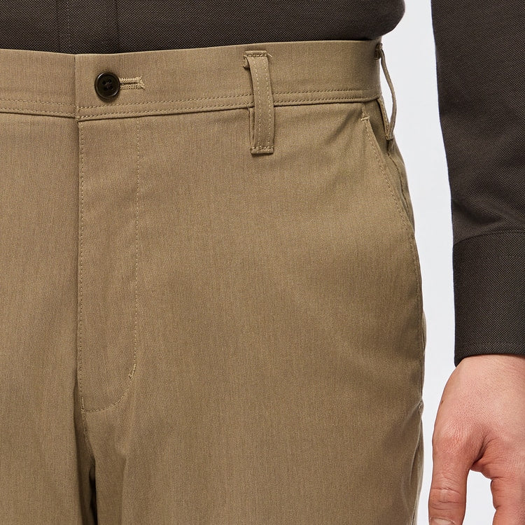 Adjustable Hem Super Stretch Cotton-Like Tapered Pants - Image 16