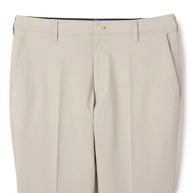 Adjustable Hem Super Stretch Cotton-Like Tapered Pants - Image 5
