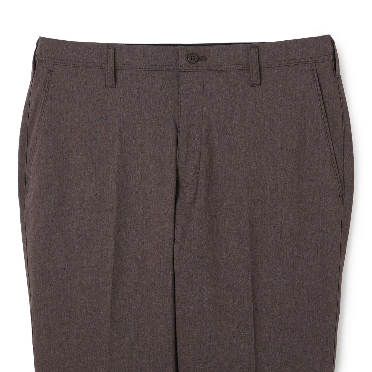 Adjustable Hem Super Stretch Cotton-Like Tapered Pants - Image 10