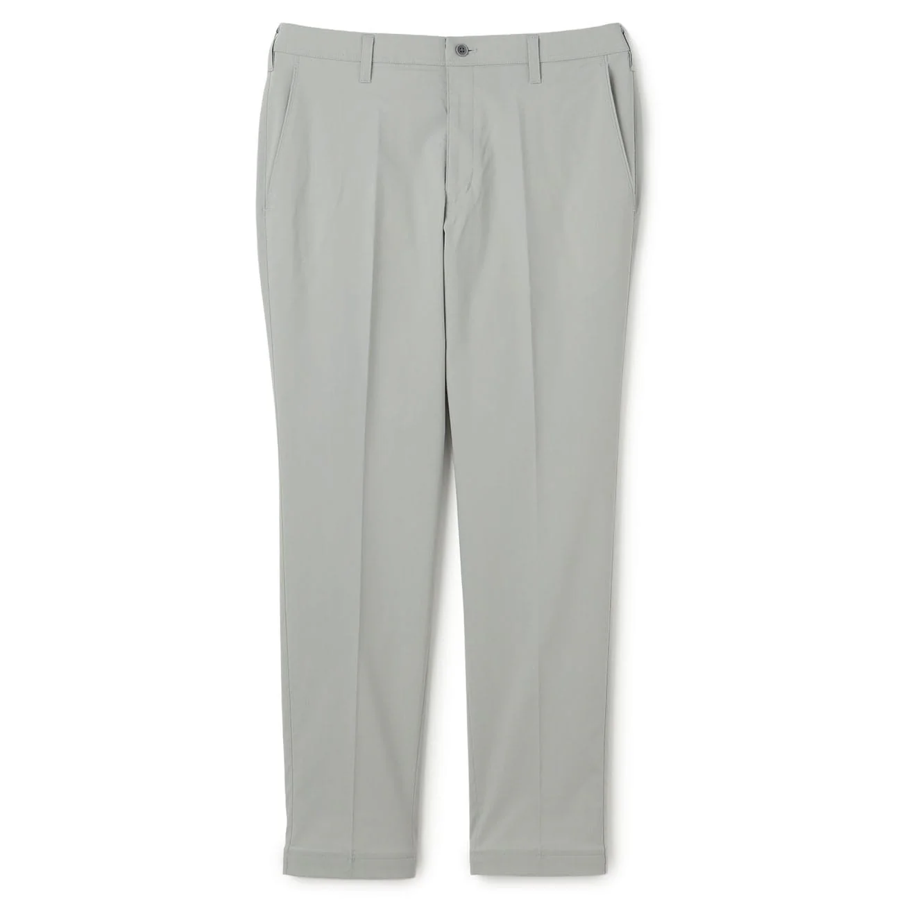 Adjustable Hem Super Stretch Cotton-Like Tapered Pants - Image 6
