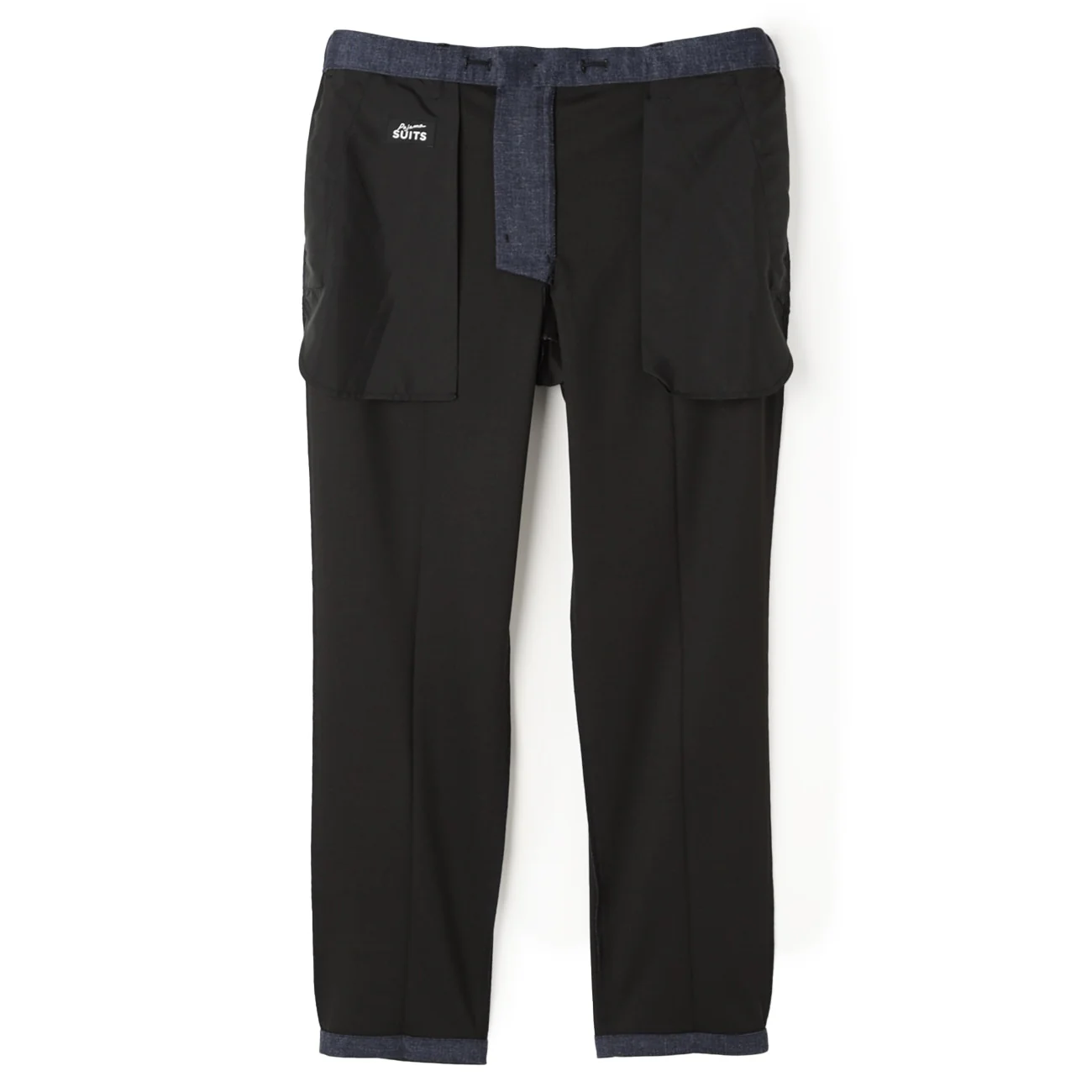 Pajama Suits Printed Jersey Pants - Navy - Image 9