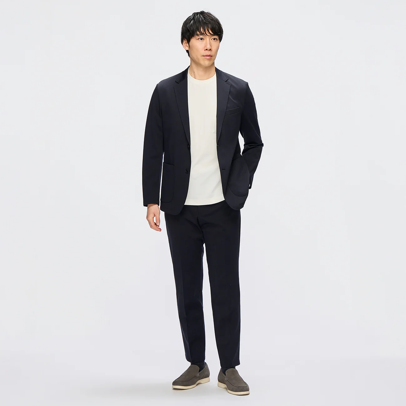 Pajama Suits Premium Pants - Navy - Image 3