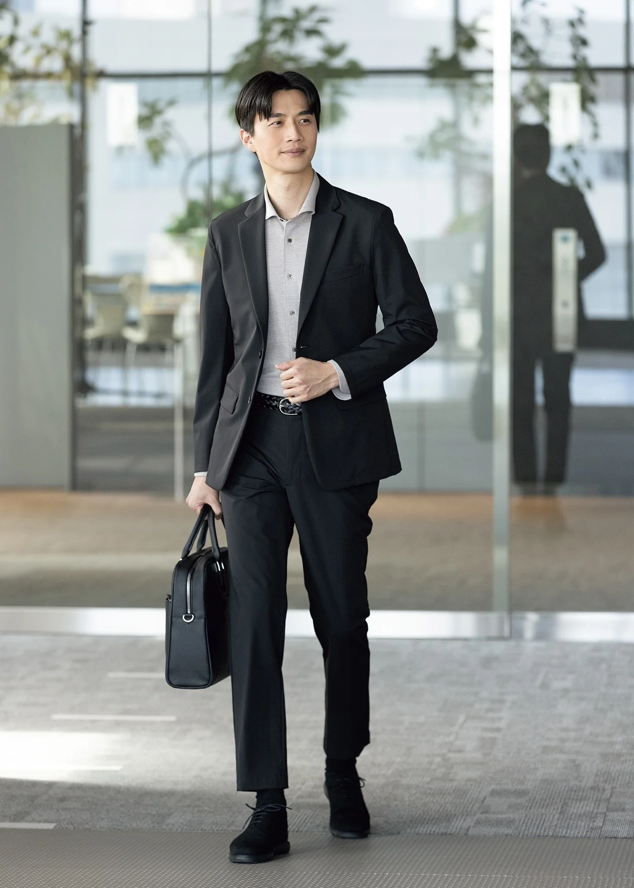 Pajama SUITS Premium Water-Repellent Super Stretch Pants - Black - Image 2