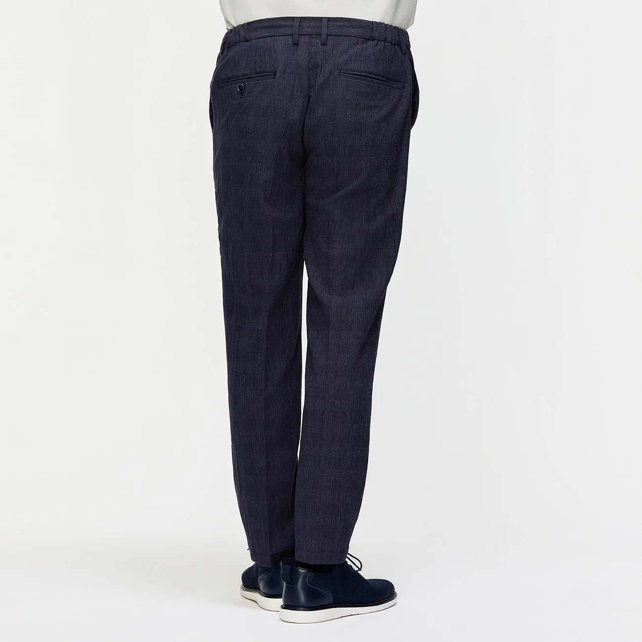 Pajama SUITS Premium SUPER Aircool Washable Stretch Crepe Pants - Navy - Image 7