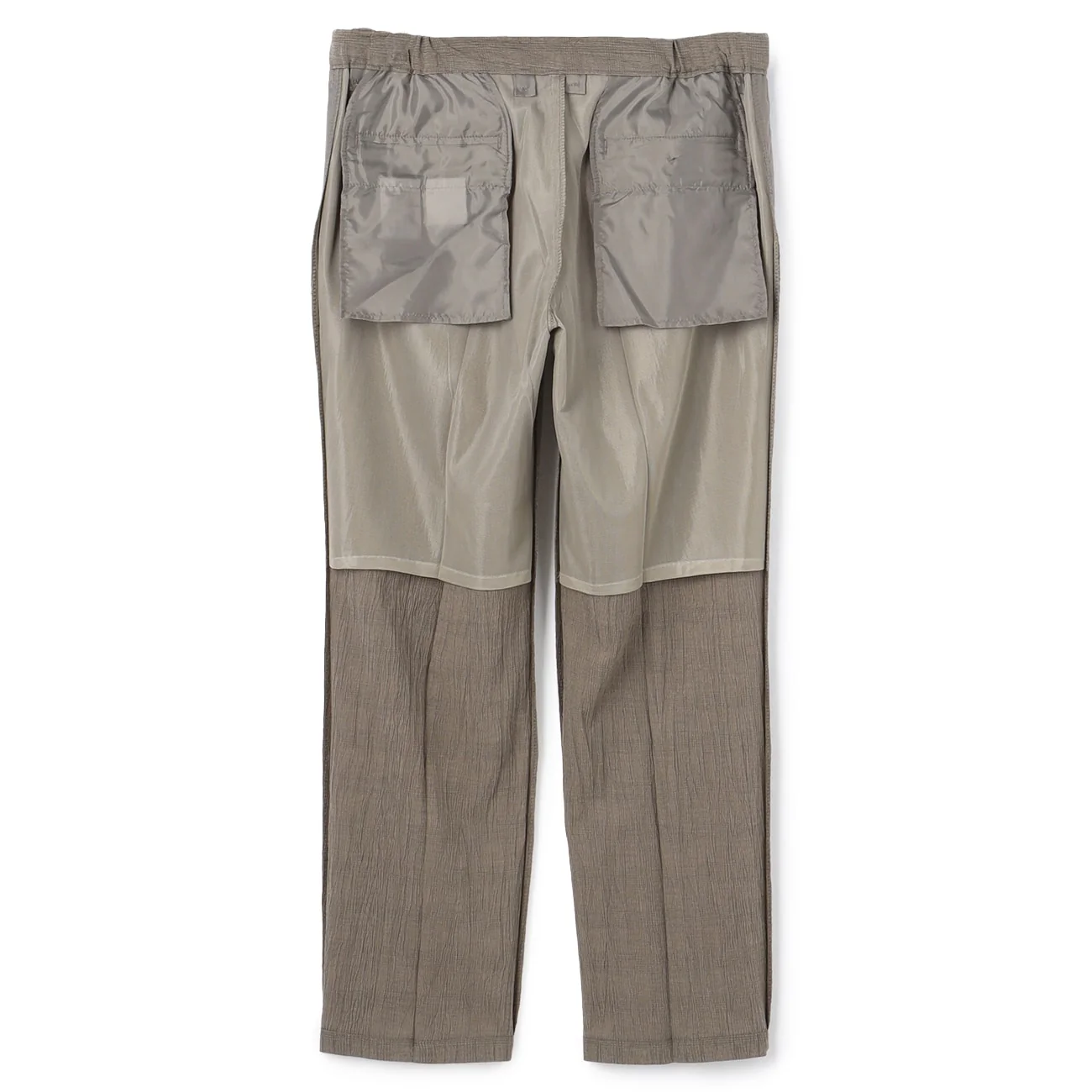 Pajama SUITS Premium SUPER Aircool Washable Stretch Crepe Pants - Gray Beige - Image 9