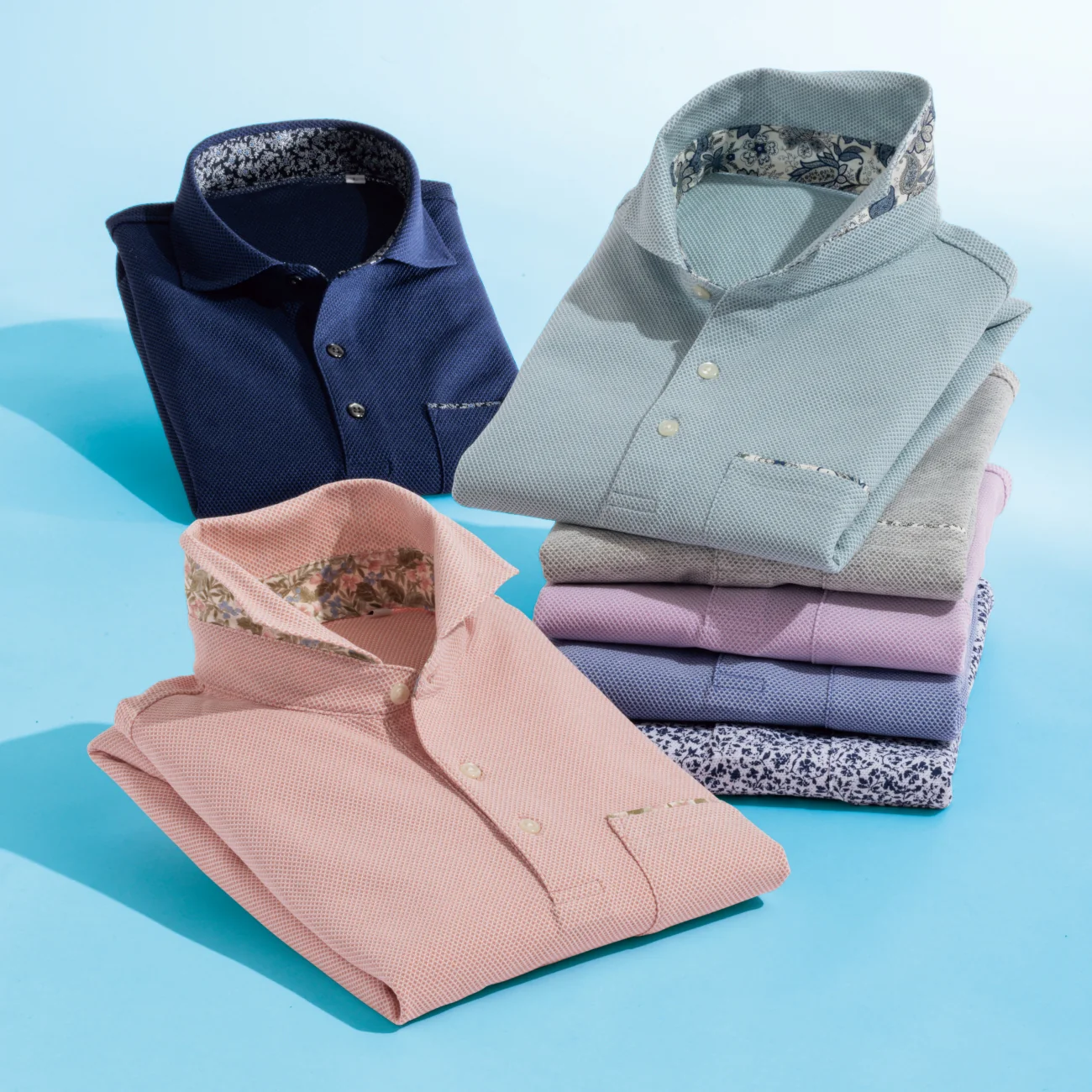 Paneled Quick-drying Polo Shirt - Image 12