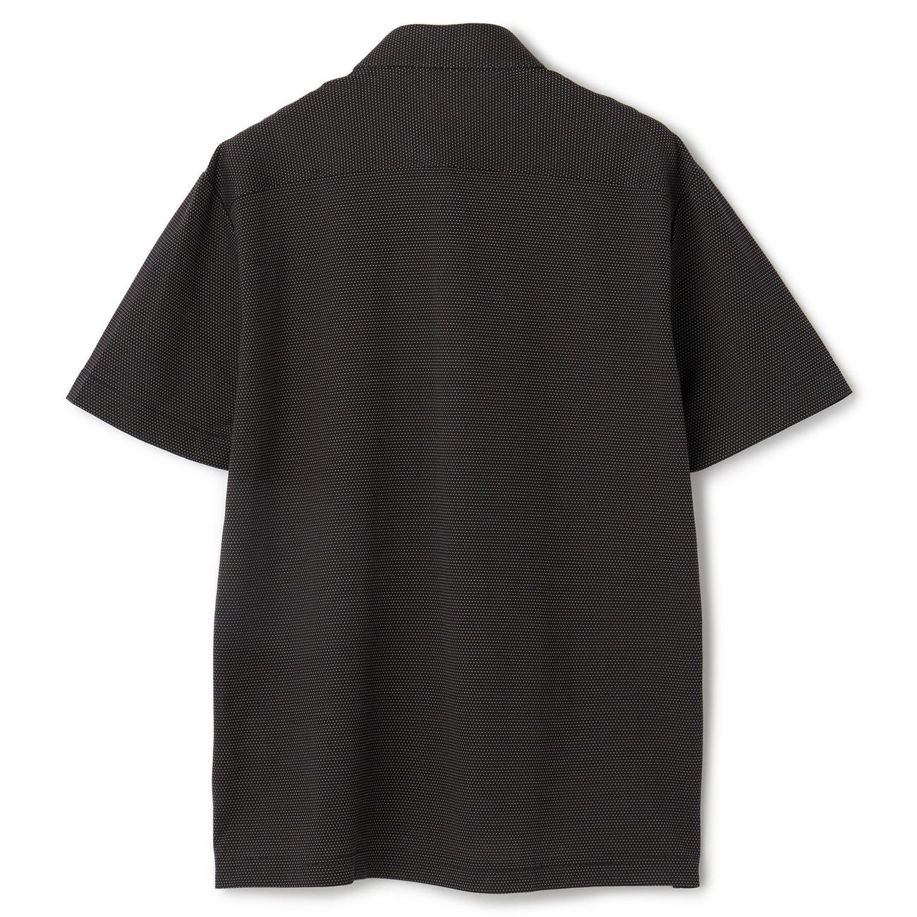 Biz Polo Aircool Button-Down Sashiko Polo Shirt - Black - Image 4