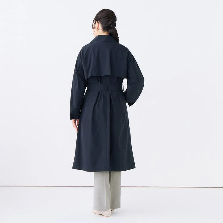 3-Way Water-repellent Trench Coat with Quilted Vest - Image 7