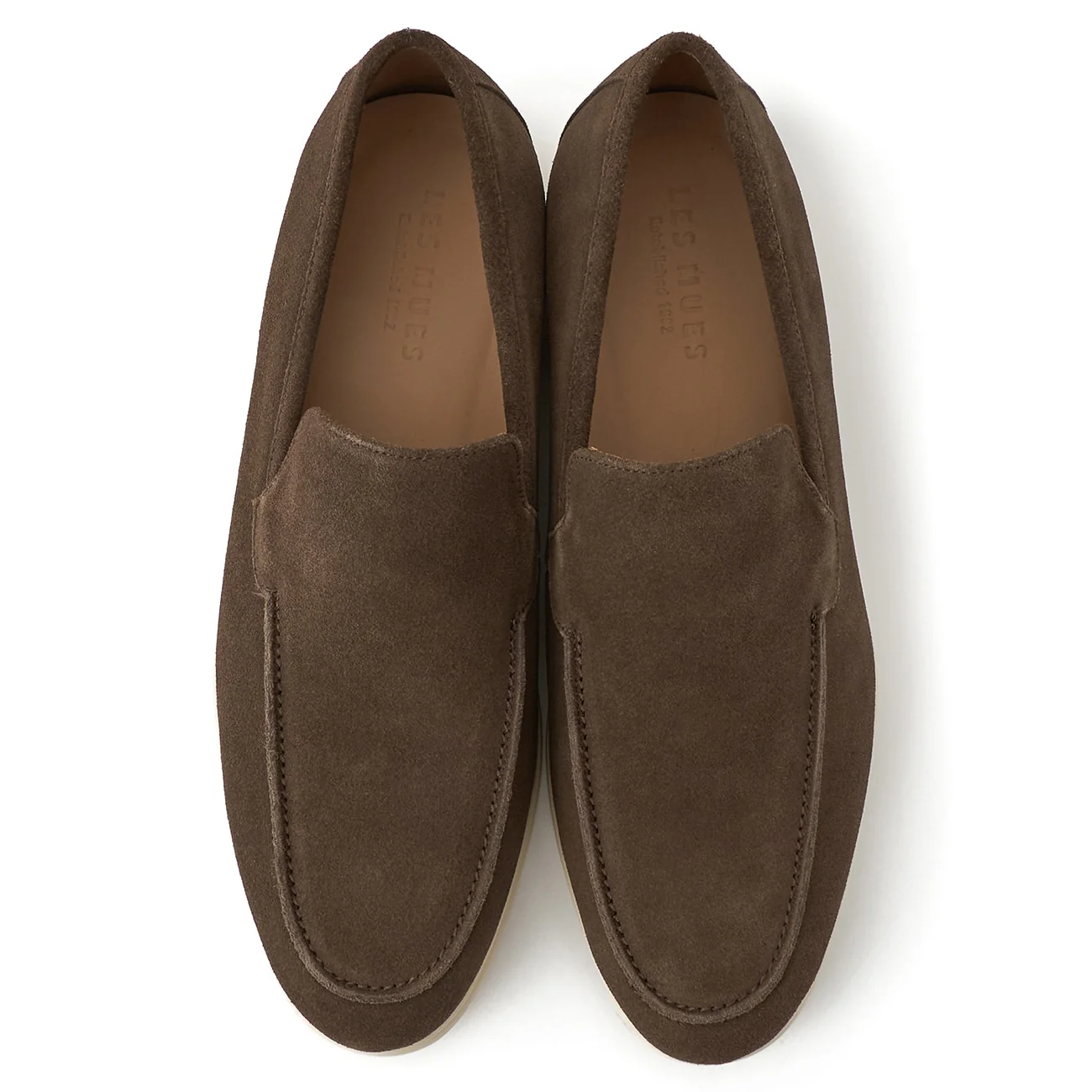 Comfort Suede Penny Loafers with Fit-adjusting Insoles - Dark Brown - Image 6