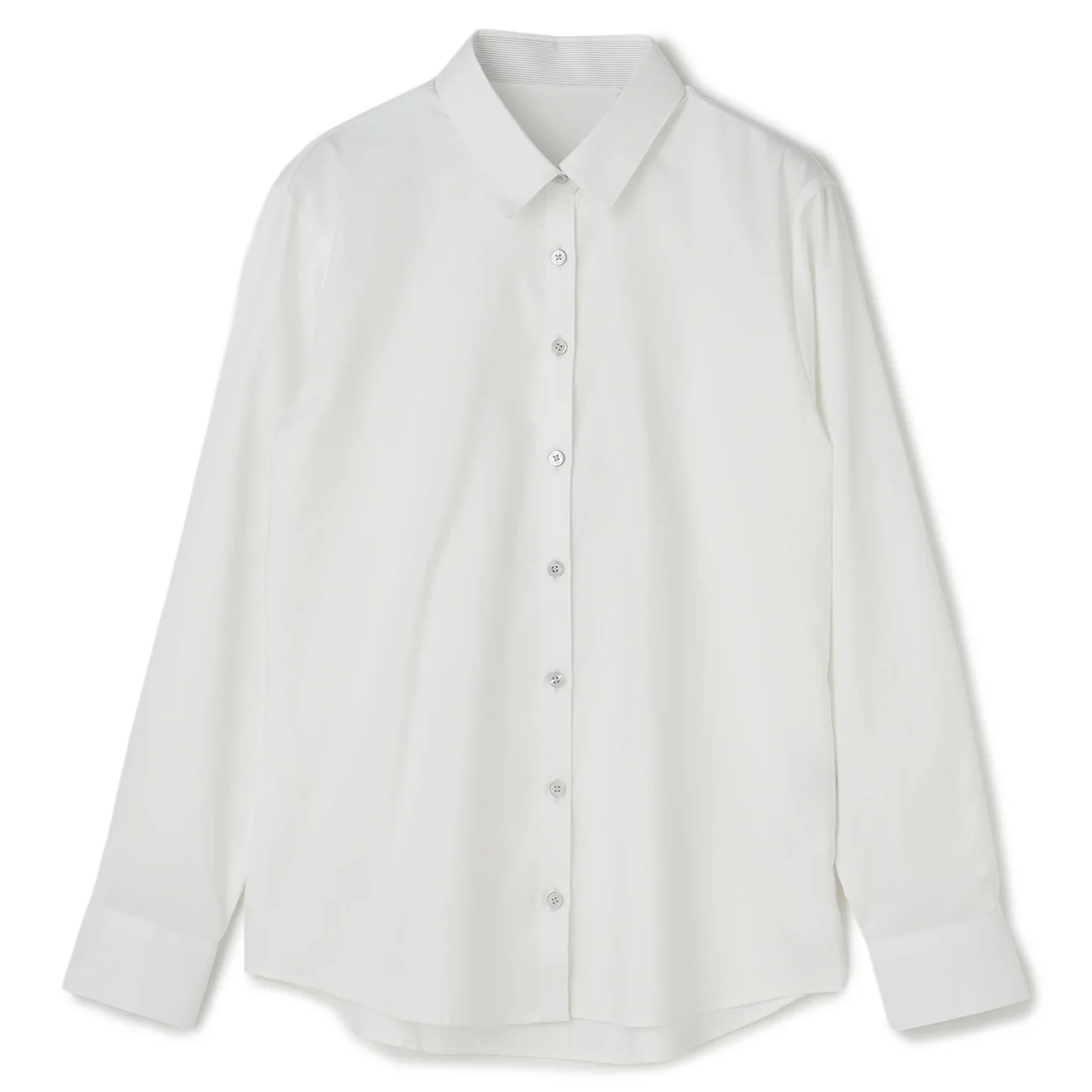 UV Protection Dobby Stripe Shirt - White - Image 7