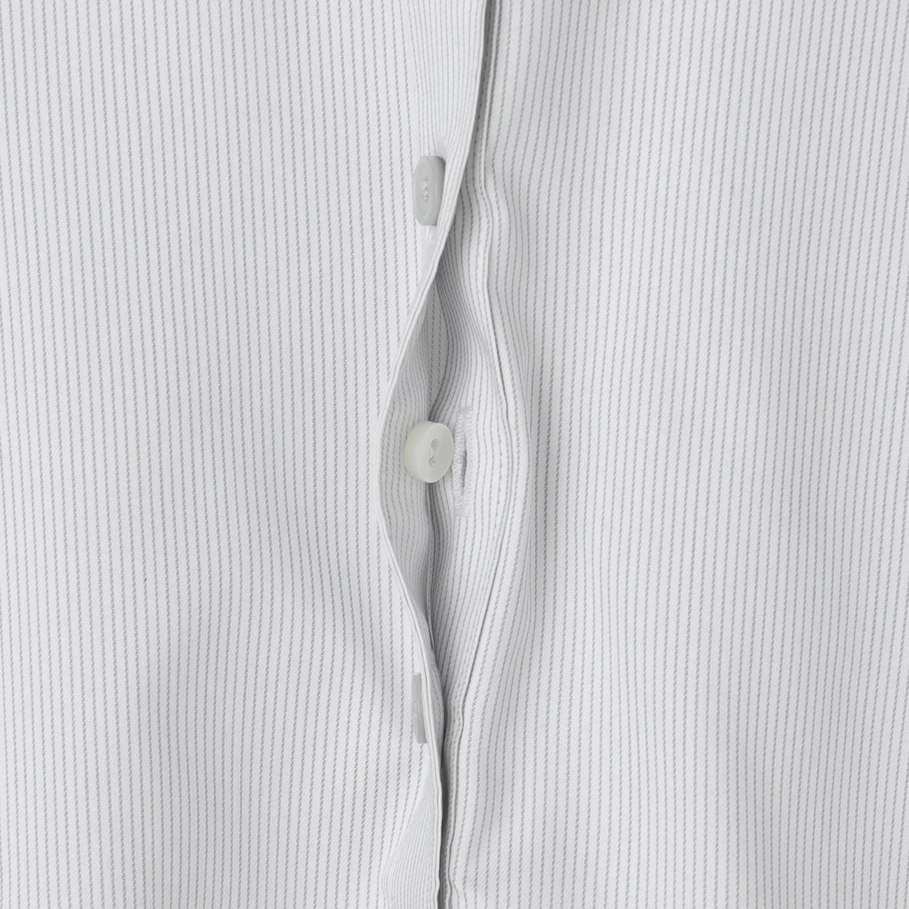 UV Protection Contrast Collar Stripe Shirt - Gray - Image 12