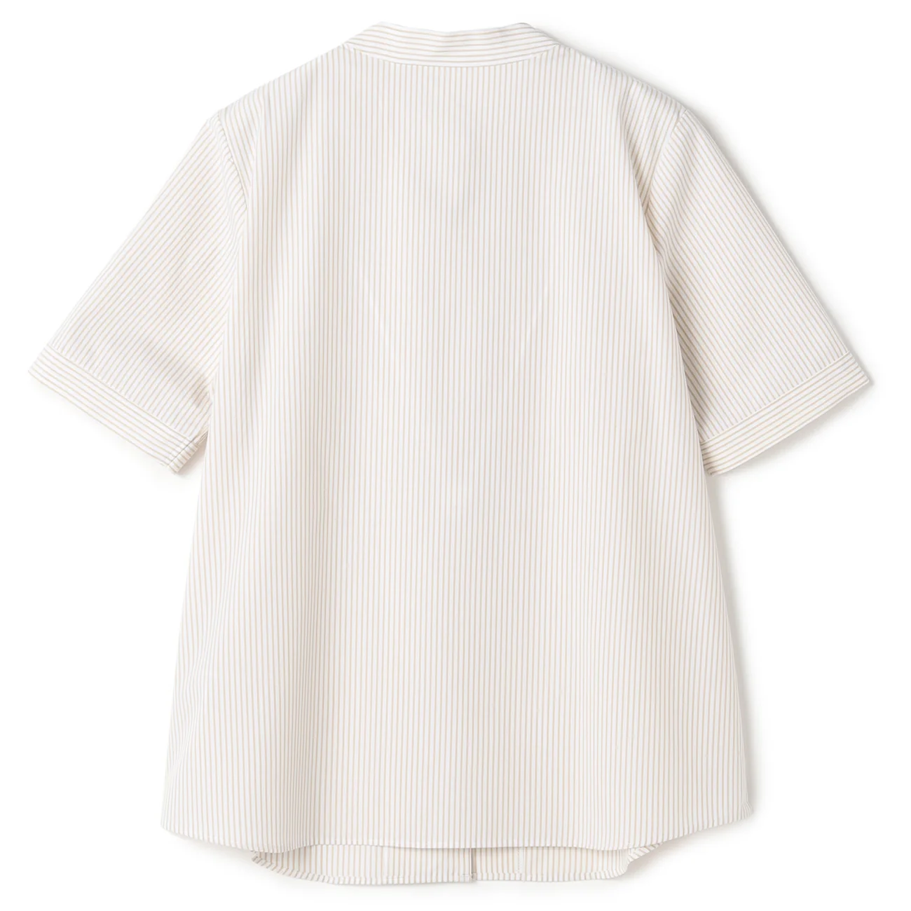Cool Touch Narrow Bow Tie Shirt - Beige - Image 7