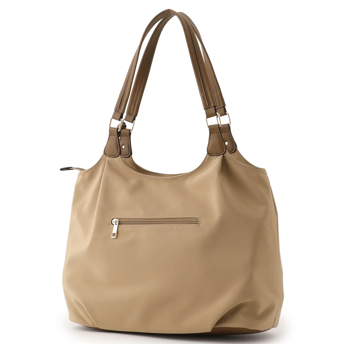 Lightweight ２-Tone Tote Bag with Accessory - Image 17