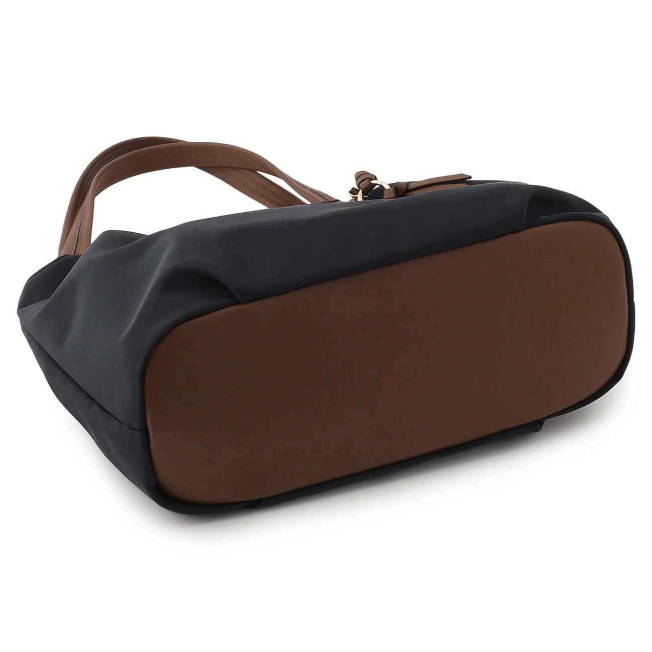 Lightweight ２-Tone Tote Bag with Accessory - Image 6