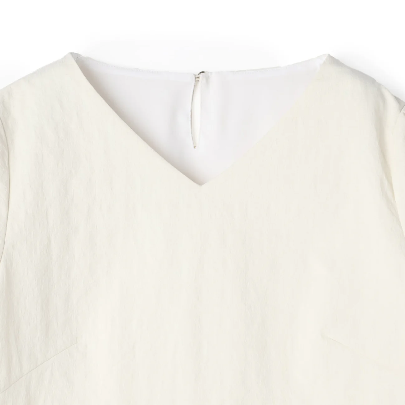 Peplum Blouse - Off-white - Image 6
