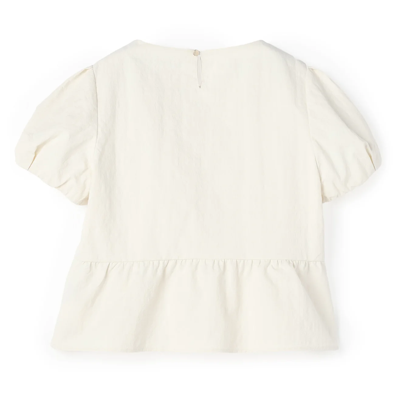 Peplum Blouse - Off-white - Image 7