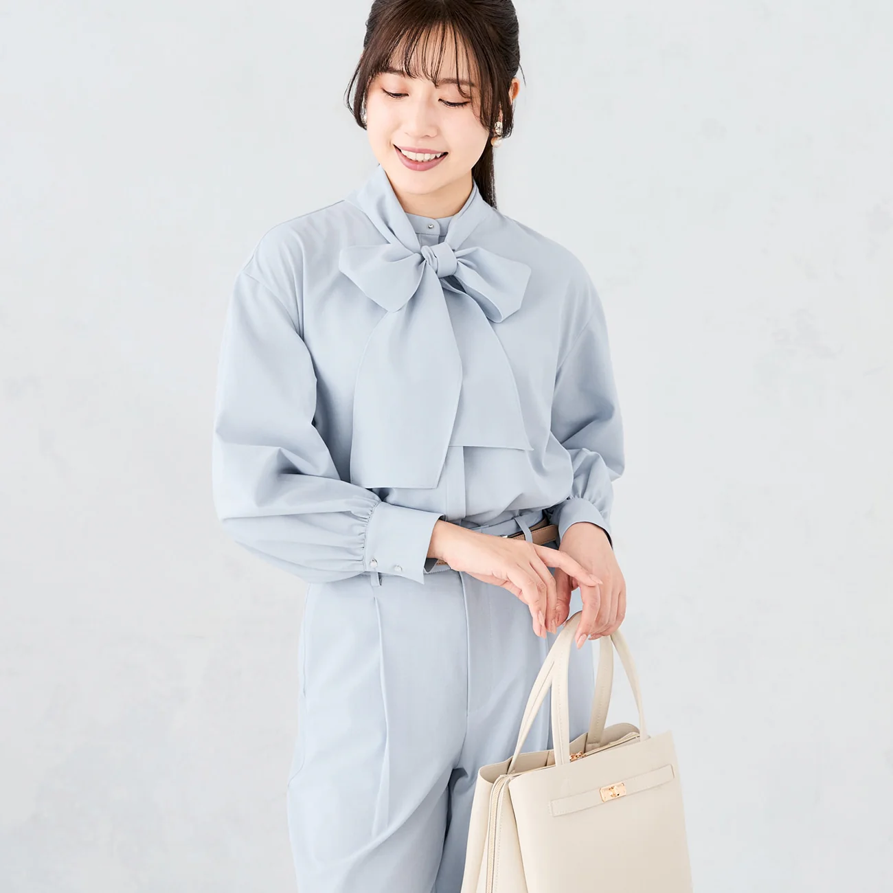 2-Way Bow Tie Blouse - Image 2
