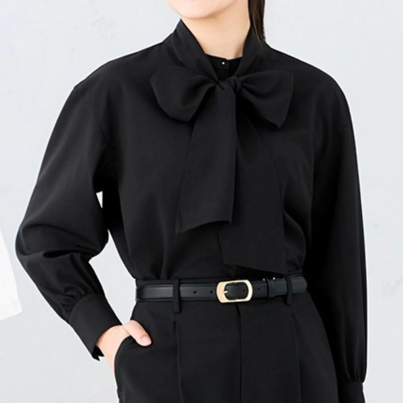 2-Way Bow Tie Blouse - Image 21