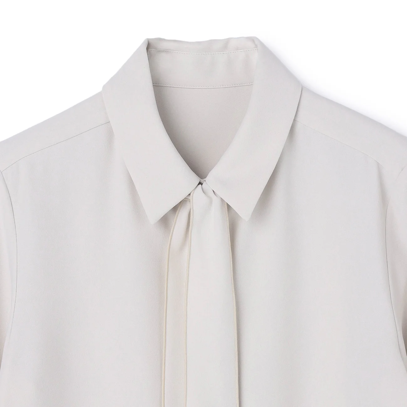 2-Way Bow-Tie Blouse with Pearls - Image 11
