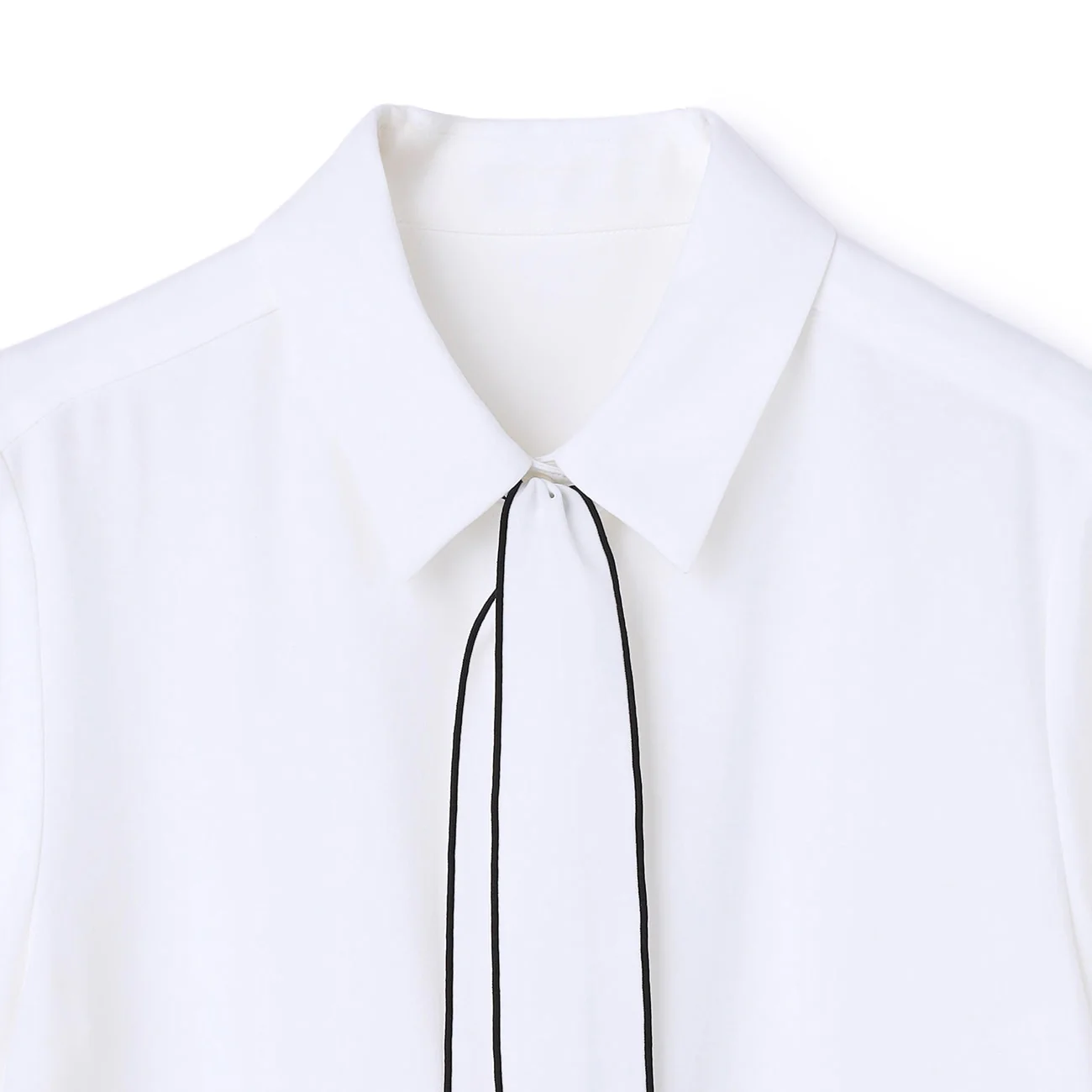 2-Way Bow-Tie Blouse with Pearls - Image 26
