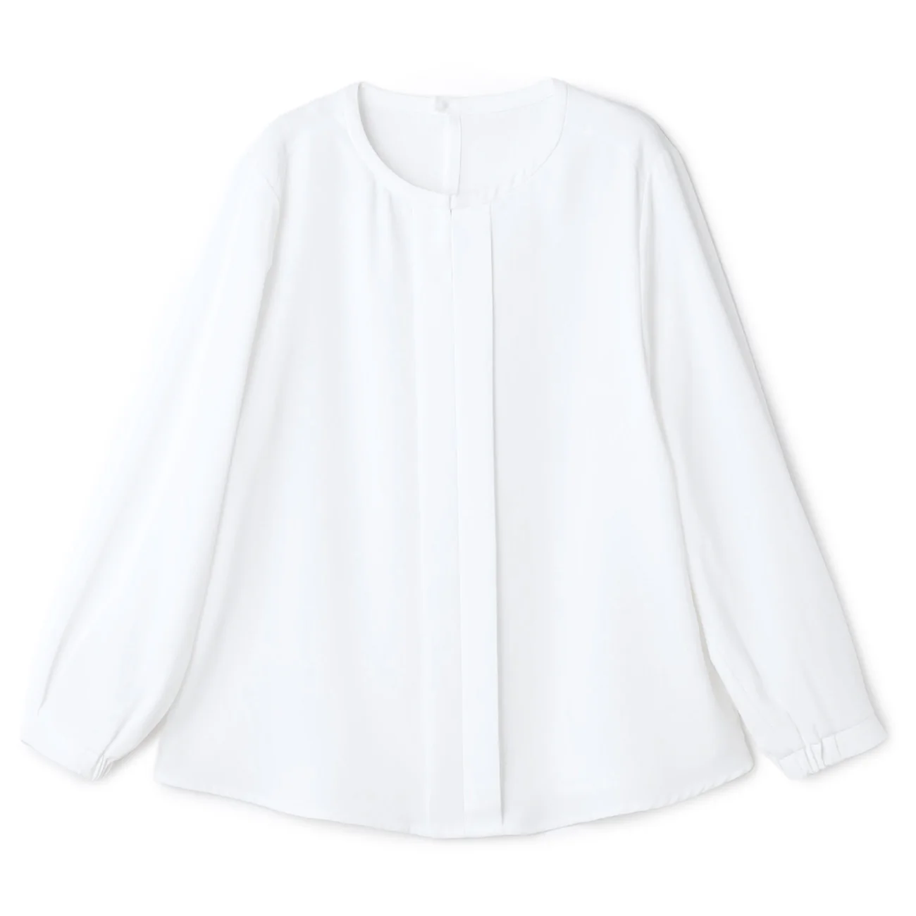 4-Way Blouse with Accessory and Ribbon - White - Image 15