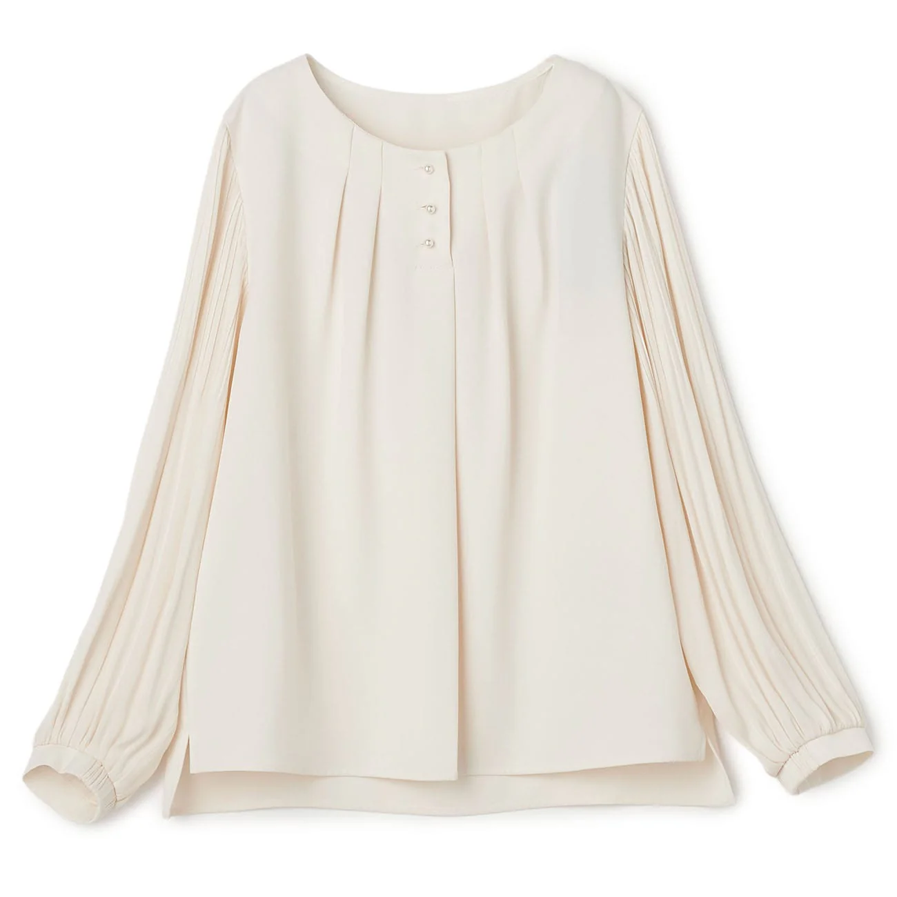 Pleated Sleeve Blouse - Image 15
