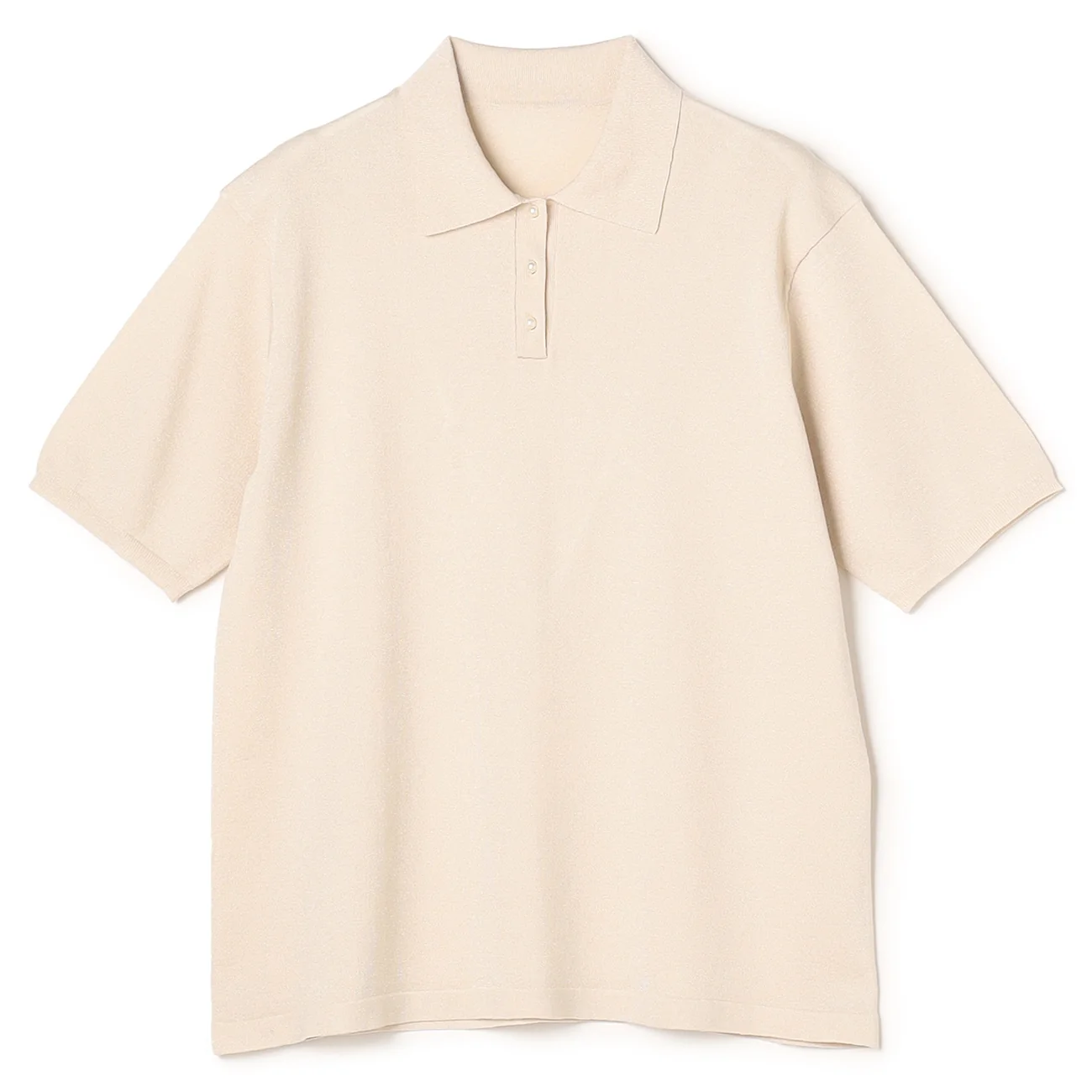 Short Sleeve Knit Polo Shirt - Image 5