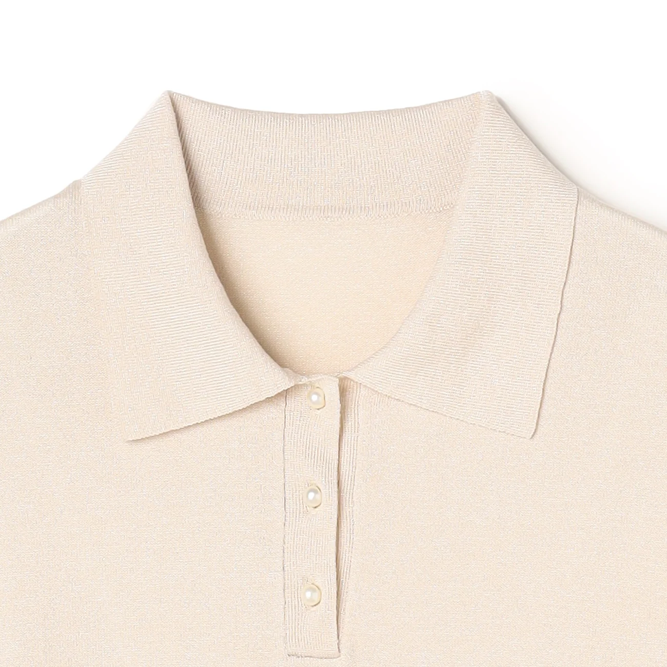 Short Sleeve Knit Polo Shirt - Image 7