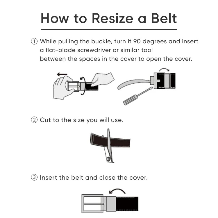 2cm Reversible Gold Buckle Belt - Black - Image 5