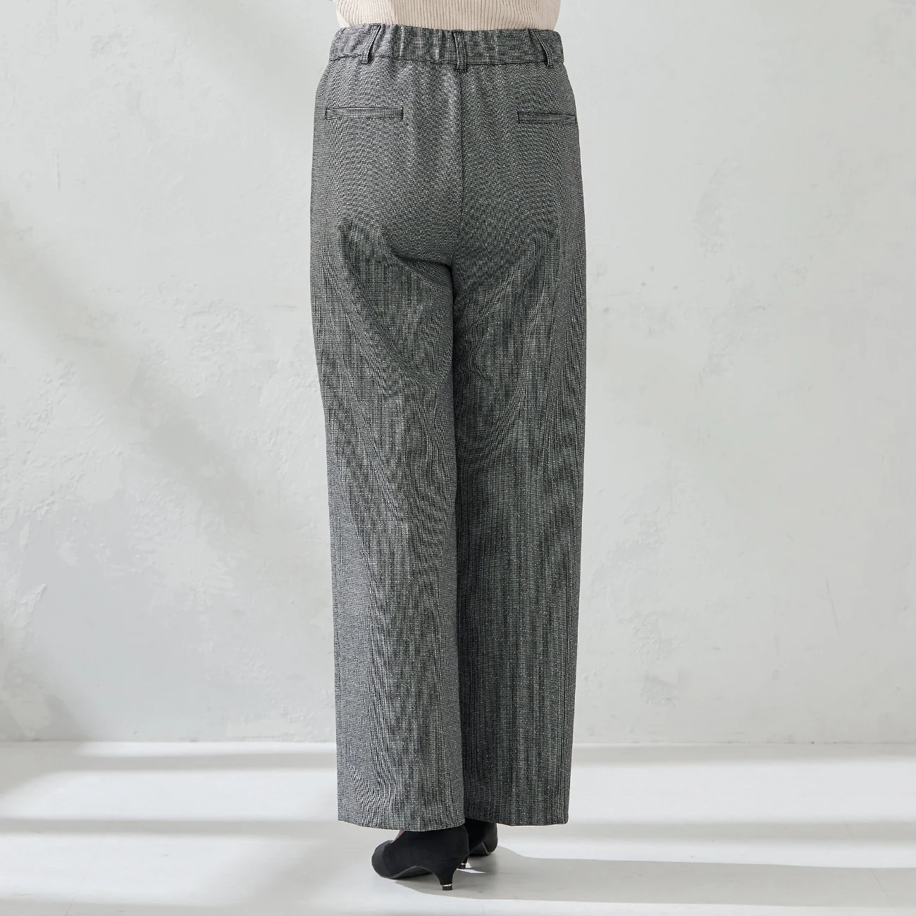 Pajama Suits Tweed Jersey Semi-Wide Pants - Image 18