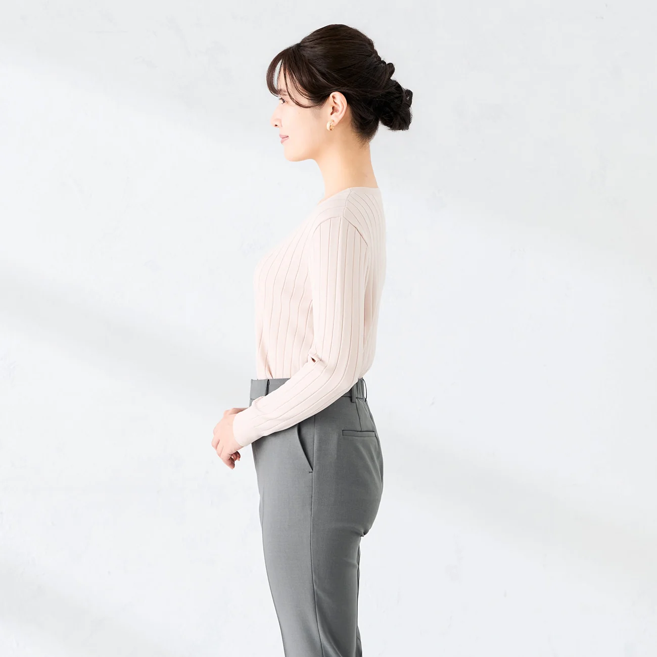 Rib Knit Boat Neck Sweater - Image 13